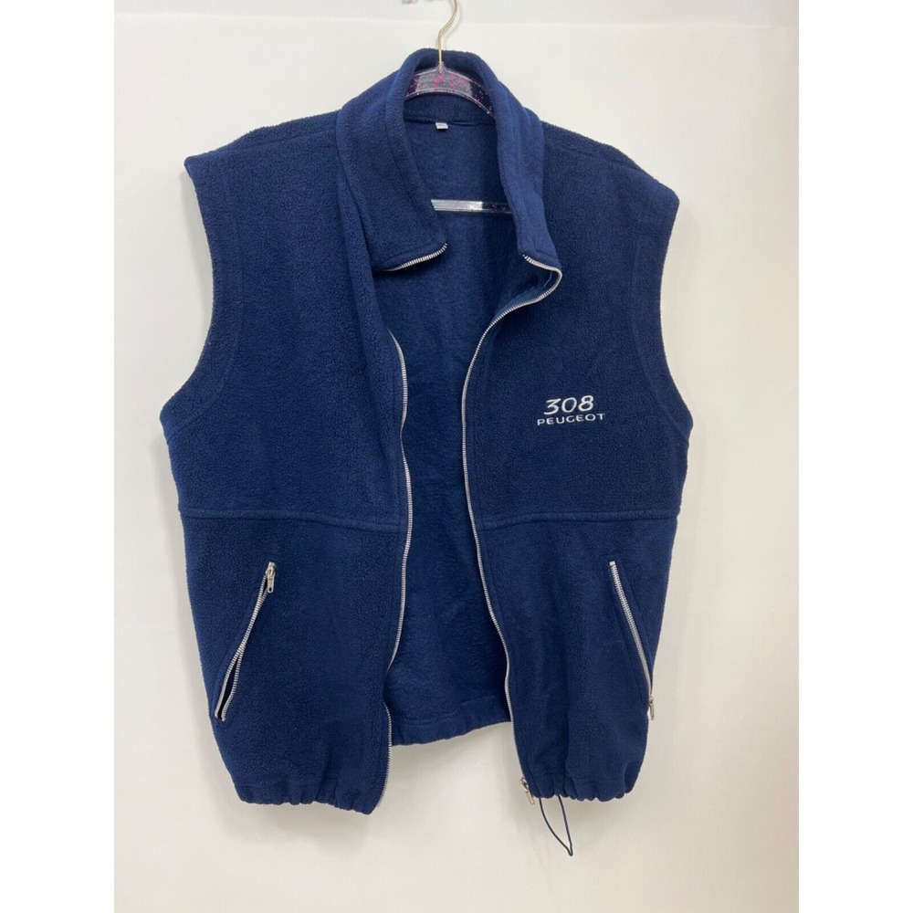 Peugeot 308 Jacket‎ Vest Extra Large Fleece Lined Full Zip Sleeveless